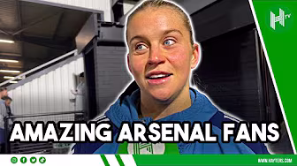 LOUD Arsenal fans | Alessia Russo | Arsenal 2-1 Real Madrid