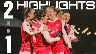 RUSSO AT THE DOUBLE 🌟 | HIGHLIGHTS | Arsenal vs Real Madrid (2-1) | UWCL