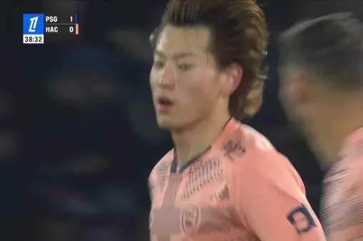 [Highlights] Unexpected! Ayumu Seko suddenly takes a curling shot just over the crossbar