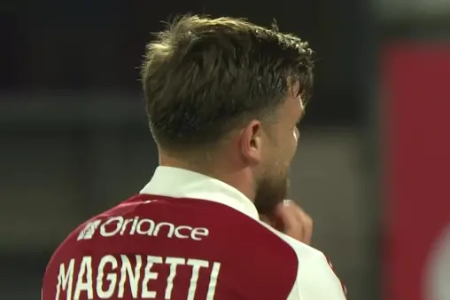 [Highlights] A warning shot! Magnotti's high-quality long-range strike from outside the box saved by Fischer