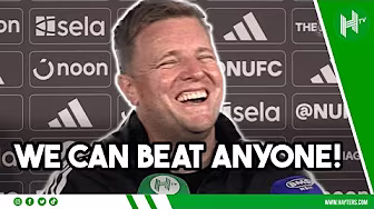 We can beat ANYONE! | Eddie Howe | Newcastle 2-1 Man City