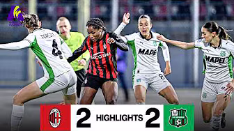 Park e Ijeh non bastano | Milan-Sassuolo 2-2 | Serie A femminile