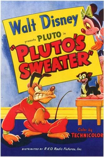 Pluto's Sweater poster - similar to Cinderella