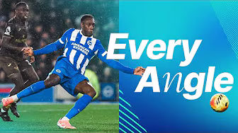 EVERY ANGLE | Danny Welbeck's SUBLIME Brentford Finish