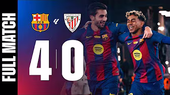 FULL MATCH | FC BARCELONA 4 vs 0 ATHLETIC CLUB | LALIGA 2025/26 MD13 🔵🔴