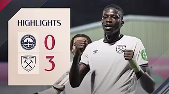 Truro City 0-3 West Ham United U21 | National League Cup Highlights