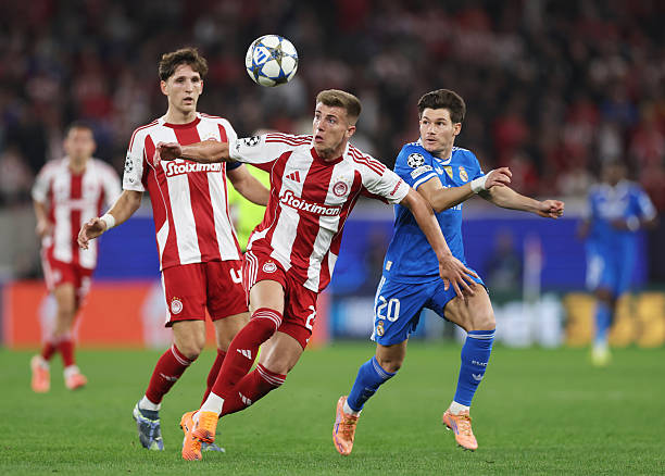 Olympiakos Piraeus vs Real Madrid Full Match and Highlights