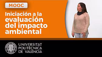 MOOC Iniciación a la evaluación del impacto ambiental | Universitat Politècnica de València UPV background