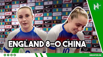 We had our SHOOTING BOOTS on! Ella Toone | England v China