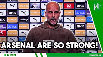 Arsenal are SO STRONG | Pep Guardiola | Man City v Leeds