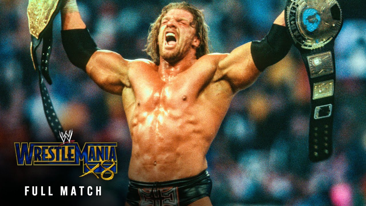 FULL MATCH: Chris Jericho vs. Triple H – WWE Title Match: WrestleMania X8