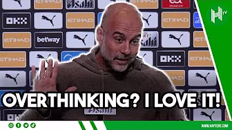 OVERTHINKING? I LOVE IT! | Pep Guardiola EMBARGO