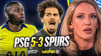 "TYPICAL TOTTENHAM!" Live REACTION from Abbi Summers as PSG Score FIVE Against Spurs!