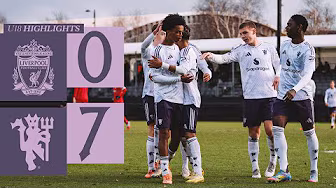 United Youngsters Hit SEVEN! ☄️👏 | Liverpool U18s 0-7 Man Utd U18s