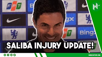 Saliba INJURY update! | Mikel Arteta | Chelsea 1-1 Arsenal