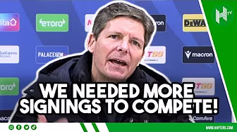 It's OUR FAULT! | Glasner CRITICISES Palace hierarchy | Crystal Palace 1-2 Man United