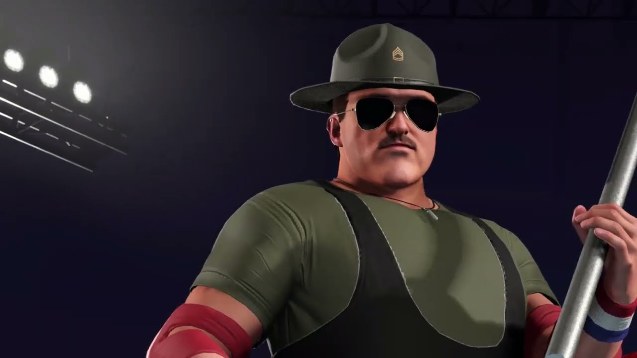 Hulk Hogan vs Sgt. Slaughter — WWE 2K25 | WrestleMania VII Rematch backdrop