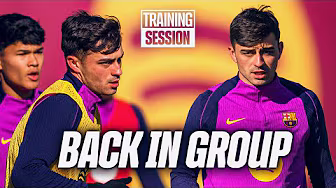 PEDRI BACK with the GROUP | FC Barcelona Training Session 🔵🔴