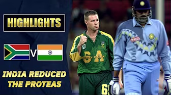 India Struck Reduced The Proteas To 50/4 Then Jacques Kallis, Hansie Cronje Guided South Africa Home