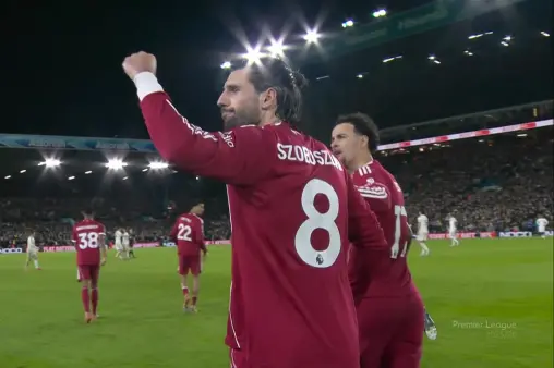 [Goal] What a joy! Maybach's three-star connection, Szoboszlai's low shot finds the net