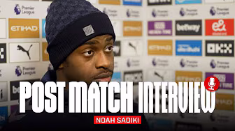 "It was a lesson for us for the next games" | Noah Sadiki Post Man City | Post Match Interview