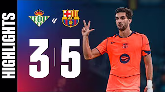 BETIS 3 vs 5 FC BARCELONA | LALIGA 2025/26 MD15 🔵🔴