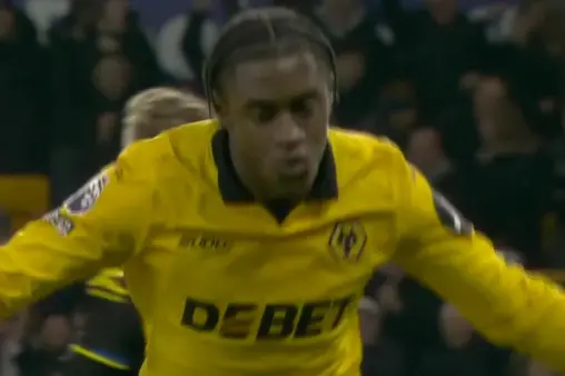 [Goal] Equalizer! Bellegarde scores with a sliding shot near the penalty spot