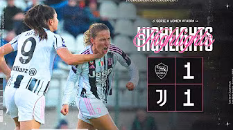 A FIGHT TO THE END ⚔️ | Roma 1-1Juventus Women | HIGHLIGHTS Serie A Women