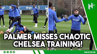 Palmer ABSENT from training as Chelsea prepare for Atalanta