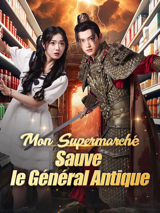 Mon Supermarché Sauve le Général Antique poster