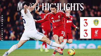 Highlights: Leeds United 3-3 Liverpool | Points shared as Ekitike scores quick-fire double