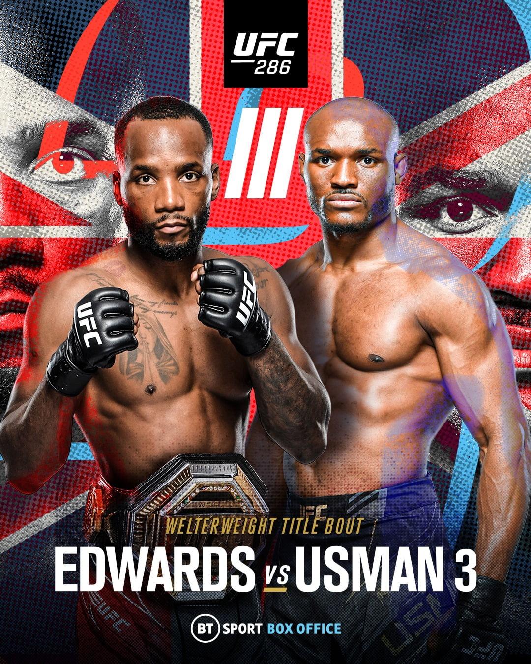 UFC 286 poster - similar to UFC PPV Events