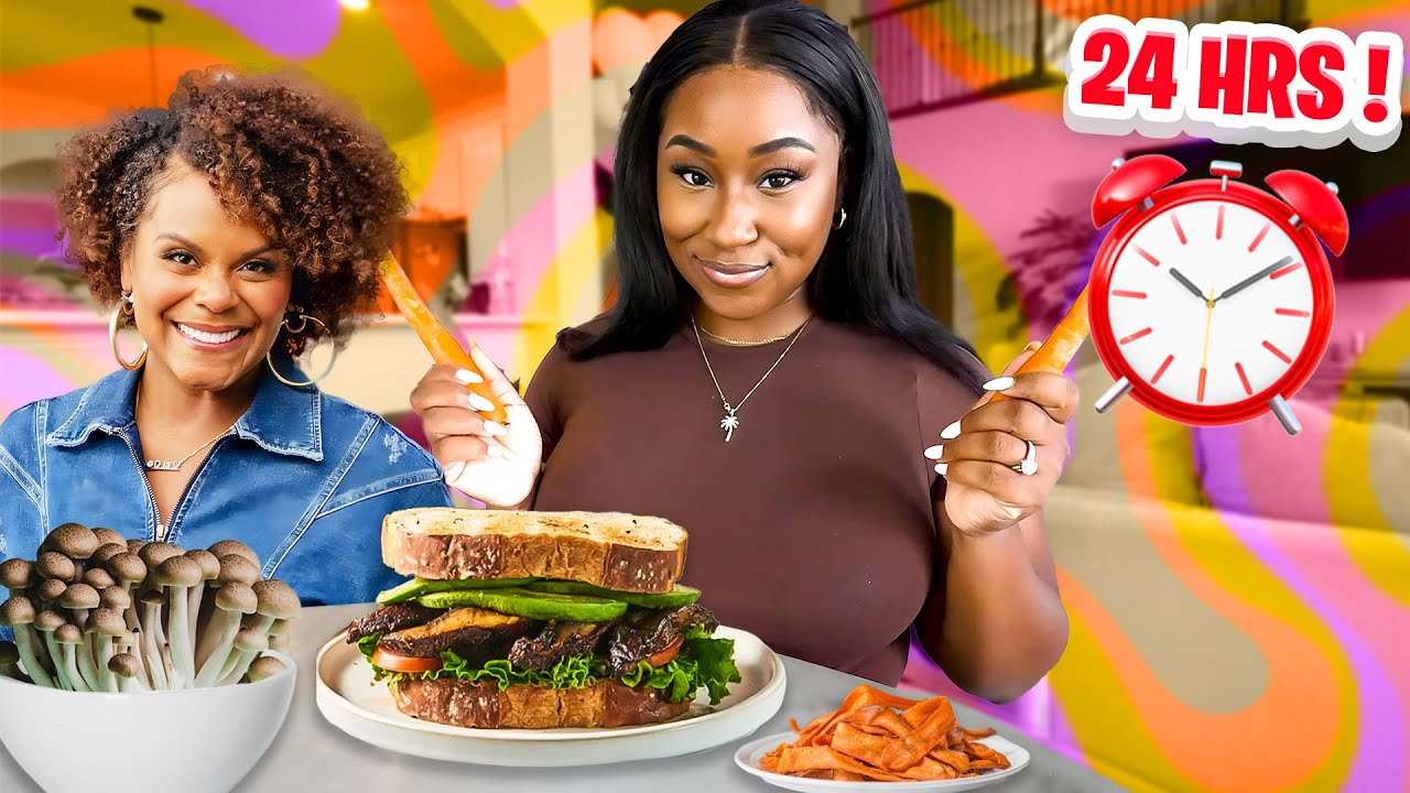 I Ate Like TABITHA BROWN for 24 hours! Easy Vegan Recipes!
