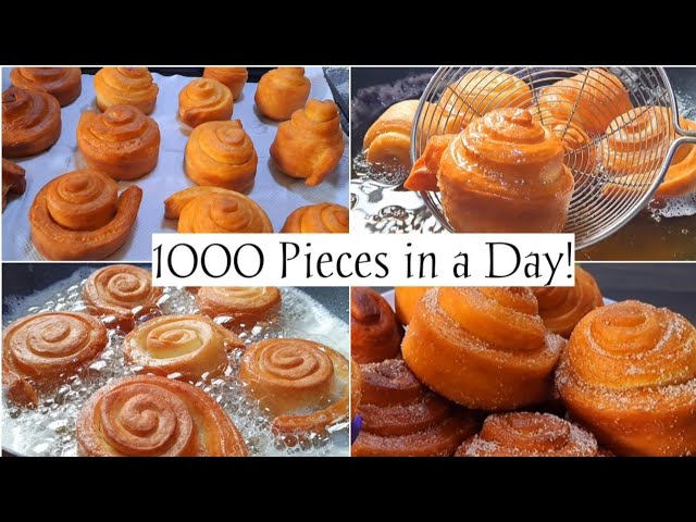 A New Doughnuts recipe 🍩 1000 pieces sold around the world in a day