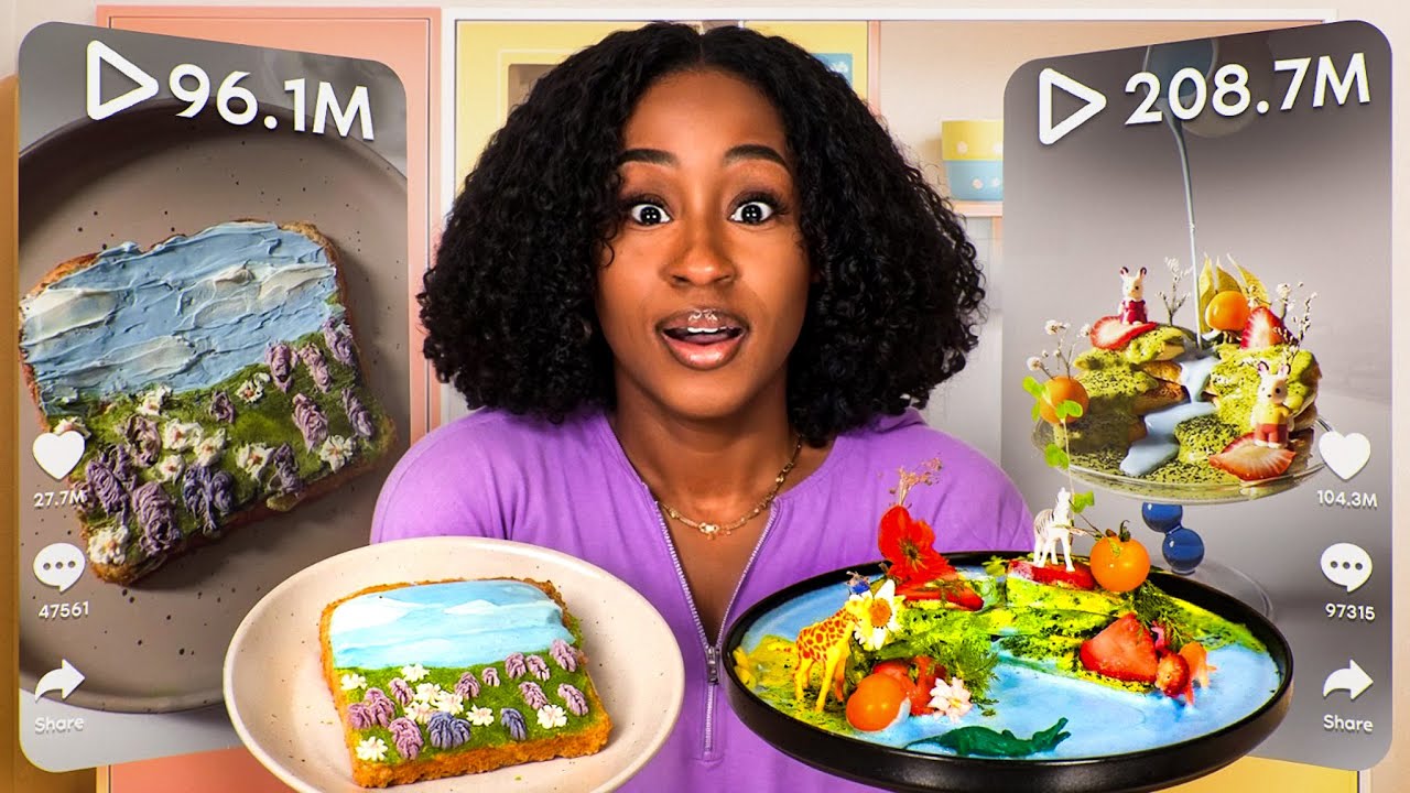 I Tested the MOST SATISFYING TikTok FOOD ART Recipes