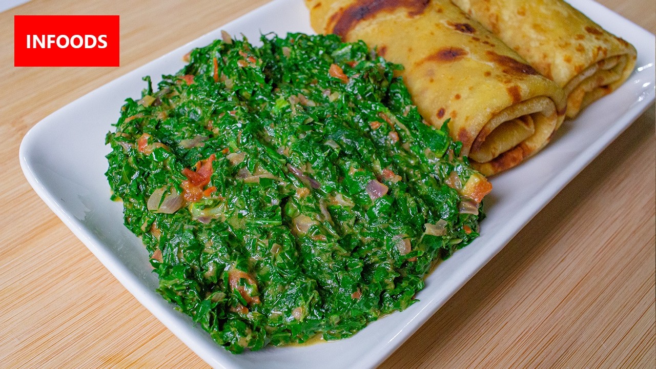 Peanut Butter Sukumawiki Recipe | How to Cook Kale with Peanut Butter | Infoods background