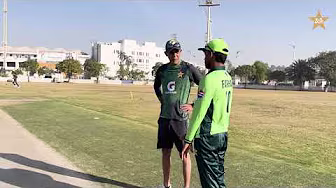 Intra-Squad Practice Match for Pakistan U19 During Training Camp for ACC U19 Asia Cup background