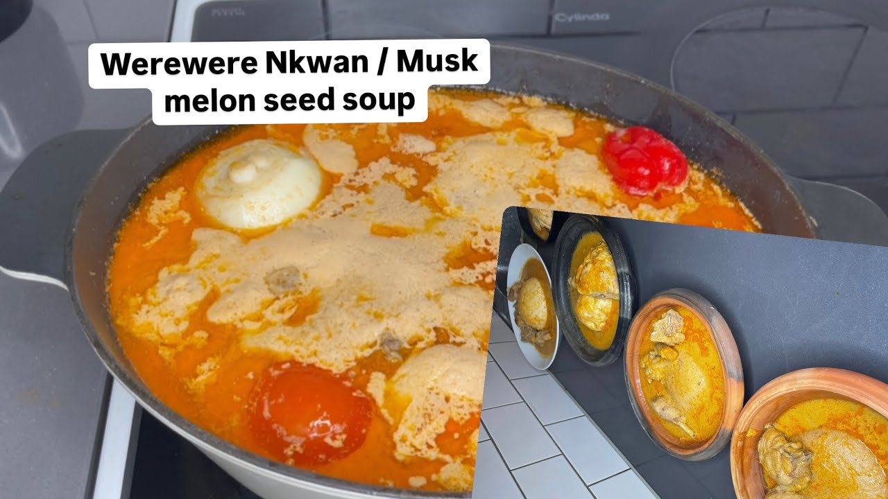 Werewere Nkwan | Musk Melon seed Soup | How to Make Werewere Nkwan | Lovystouch background