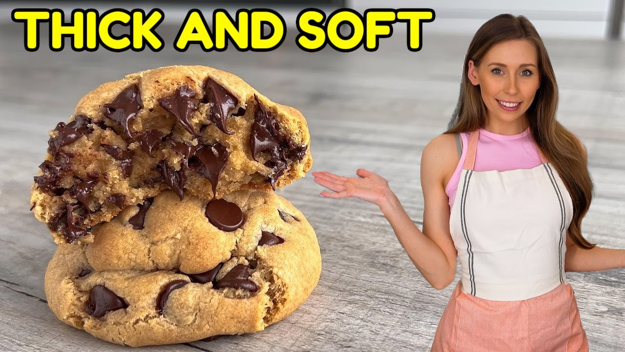 The Best Thick NYC Cookies Recipe! Tutorial (Levain Bakery Style) background