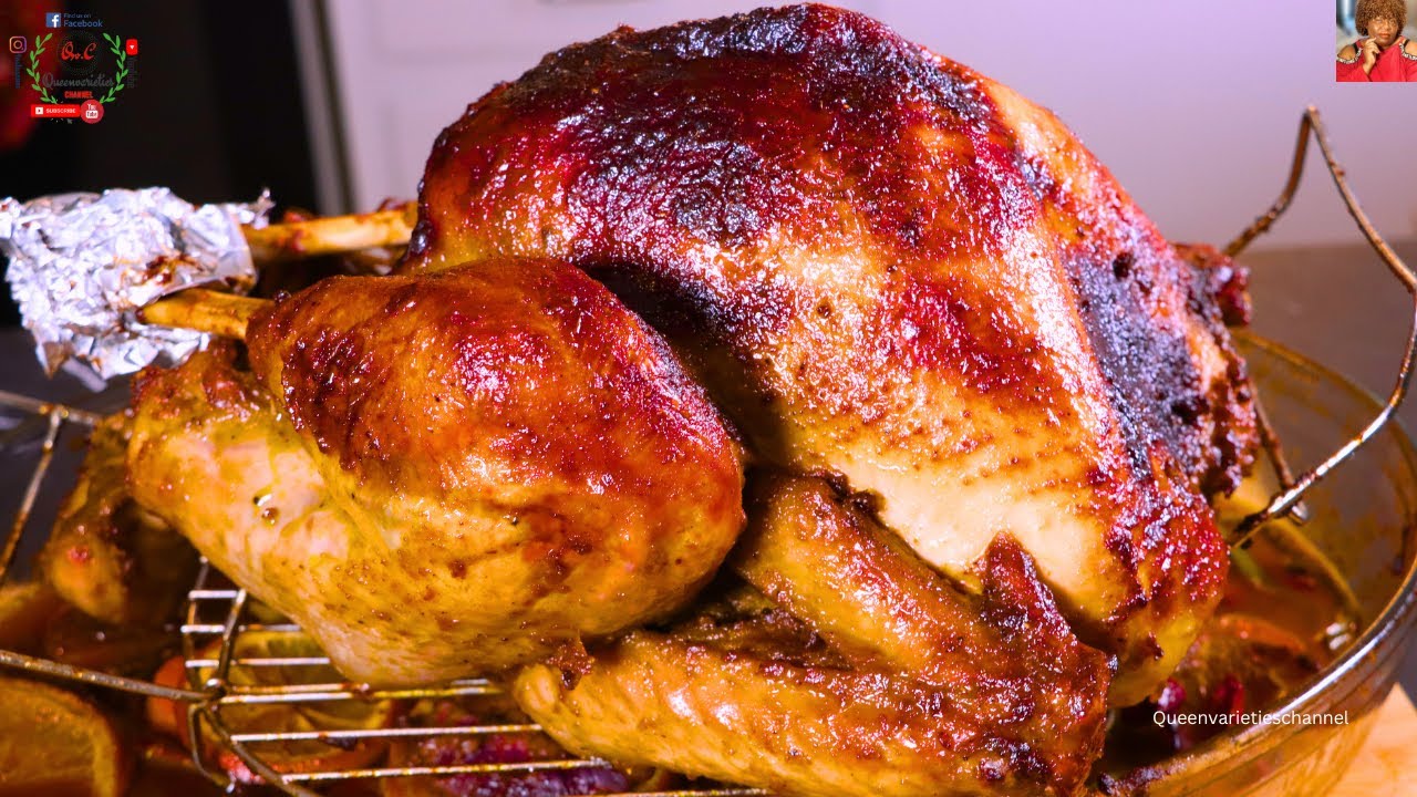 Juicy and Flavorful Oven-Baked Whole Turkey Recipe | Perfect turkey recipe for thanksgiving in oven.