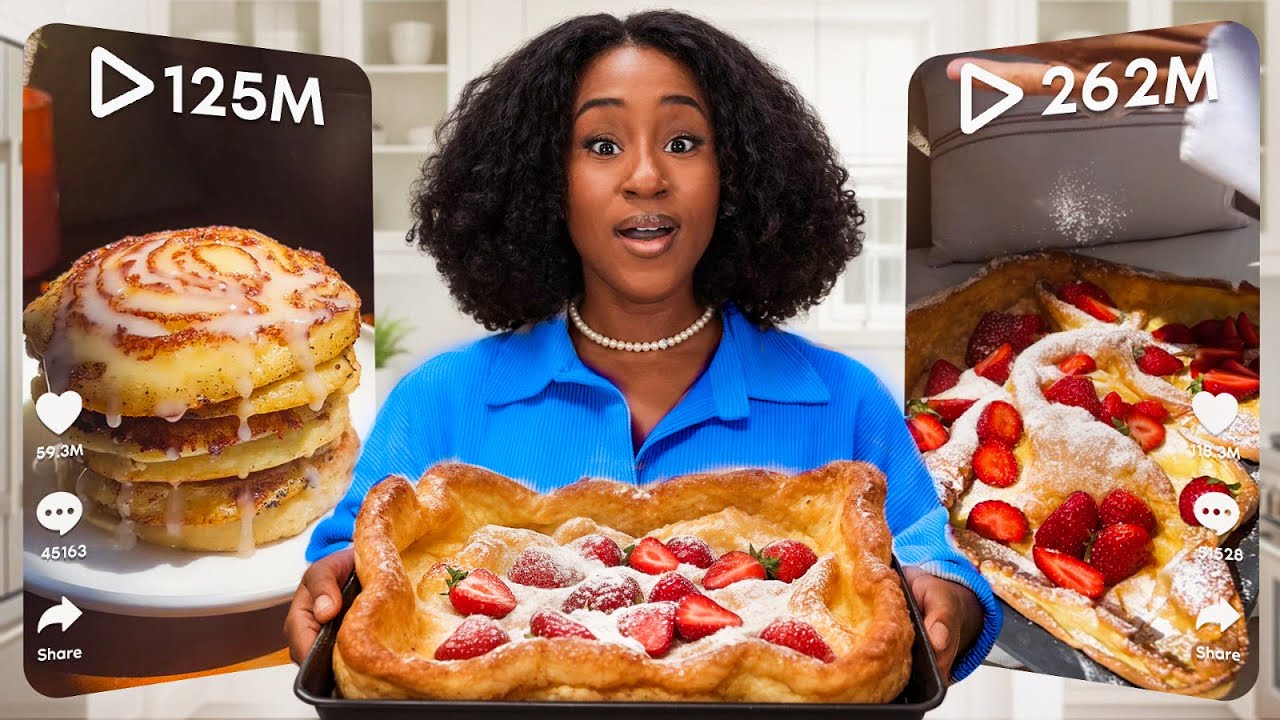 I Tested the MOST VIRAL Tiktok Breakfast Recipes background