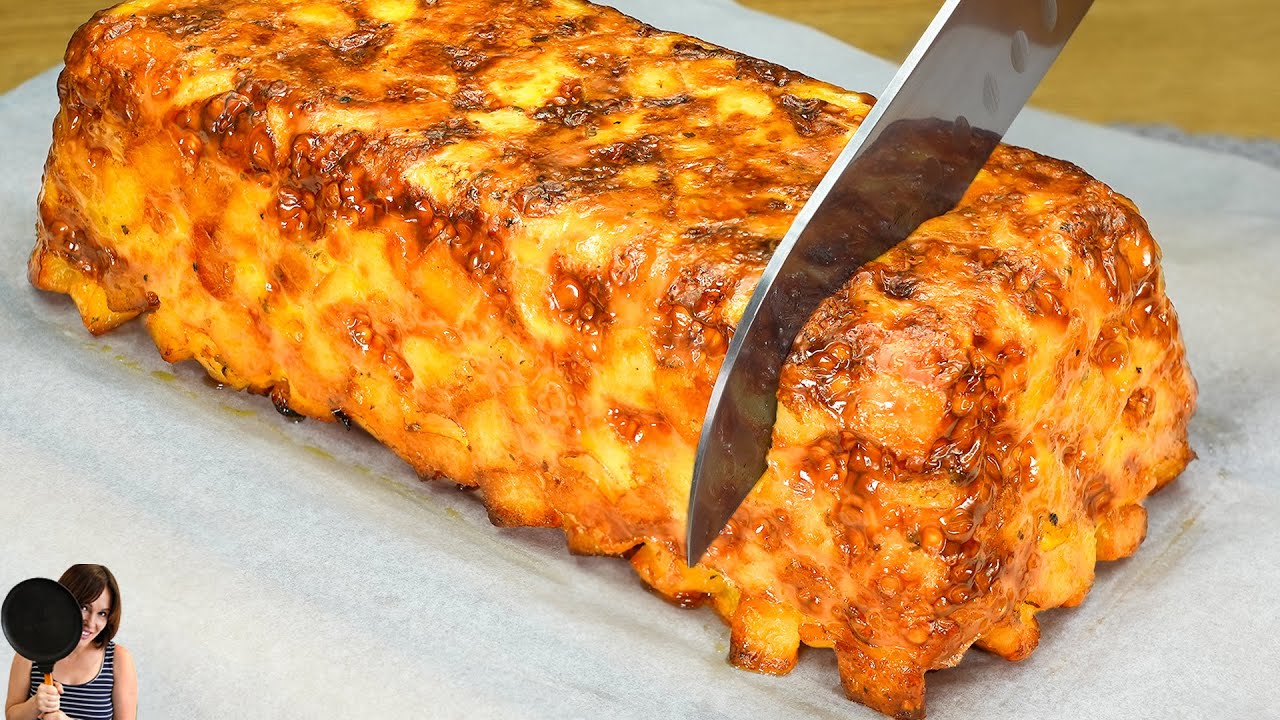 Just mix potatoes and 5 eggs. My village grandmother's recipe hit everyone's fancy!ASMR