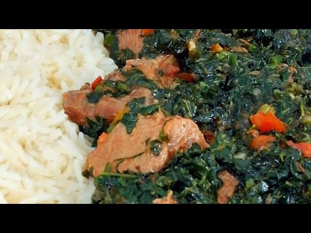 A different way ugu - Fluted Pumpkin Leaves