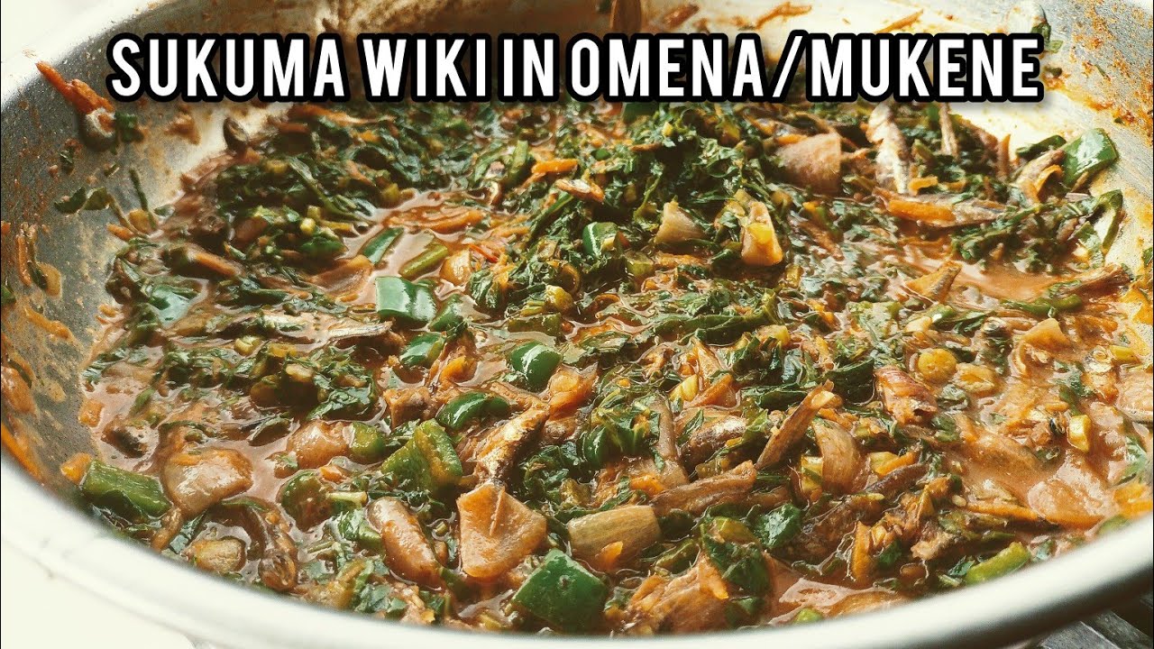SUKUMA WIKI in OMENA/MUKENE Stew, fast easy and delicious.