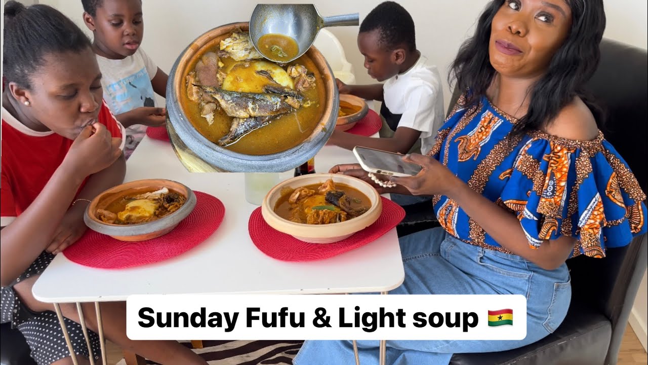 How To Make Assorted Fish & Meat Light Soup | Sunday Light Soup & Fufu | Ghanaian Sunday Dinner