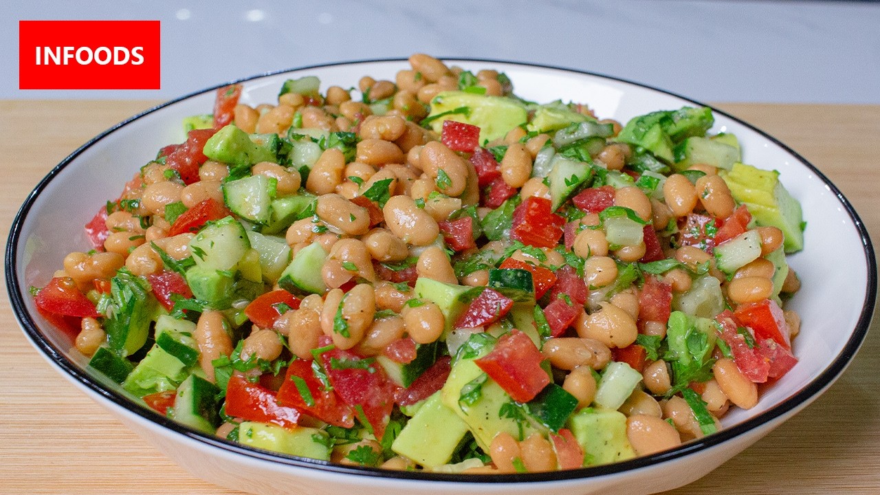 Bean Salad Recipe | How to Make Bean Salad | Simple Salad Recipes | Infoods
