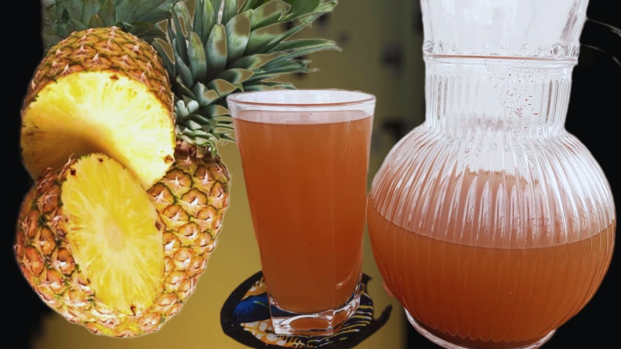 A must try PINEAPPLE drink||Homemade MUNANASI. background