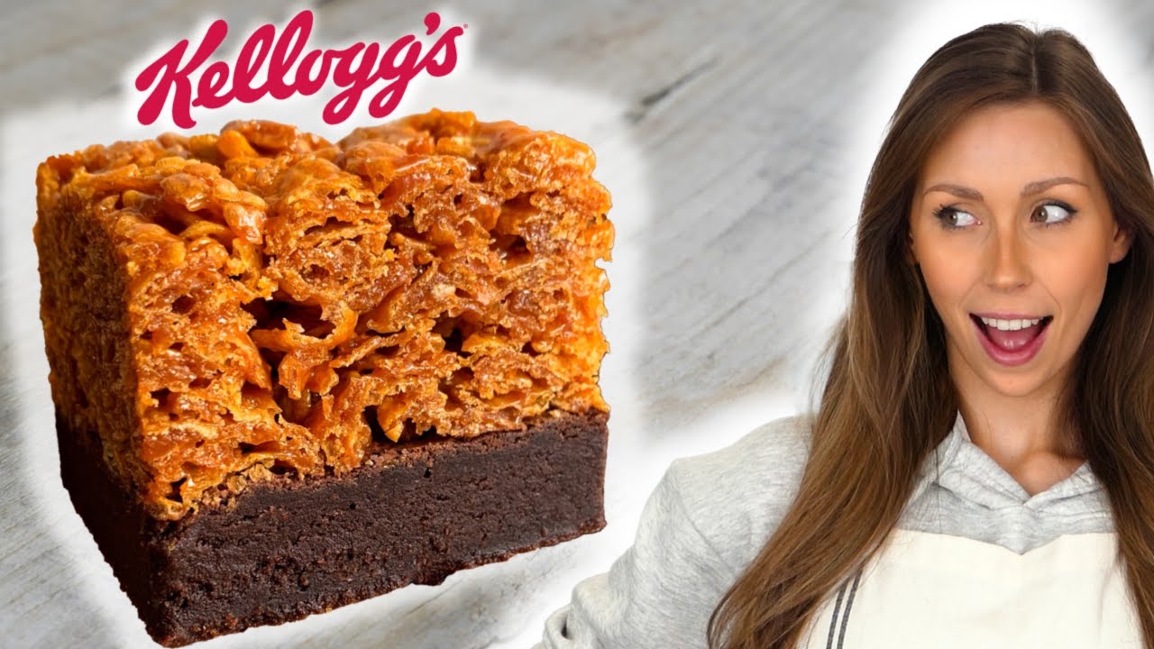 Easy Caramel Cornflake Brownies!
