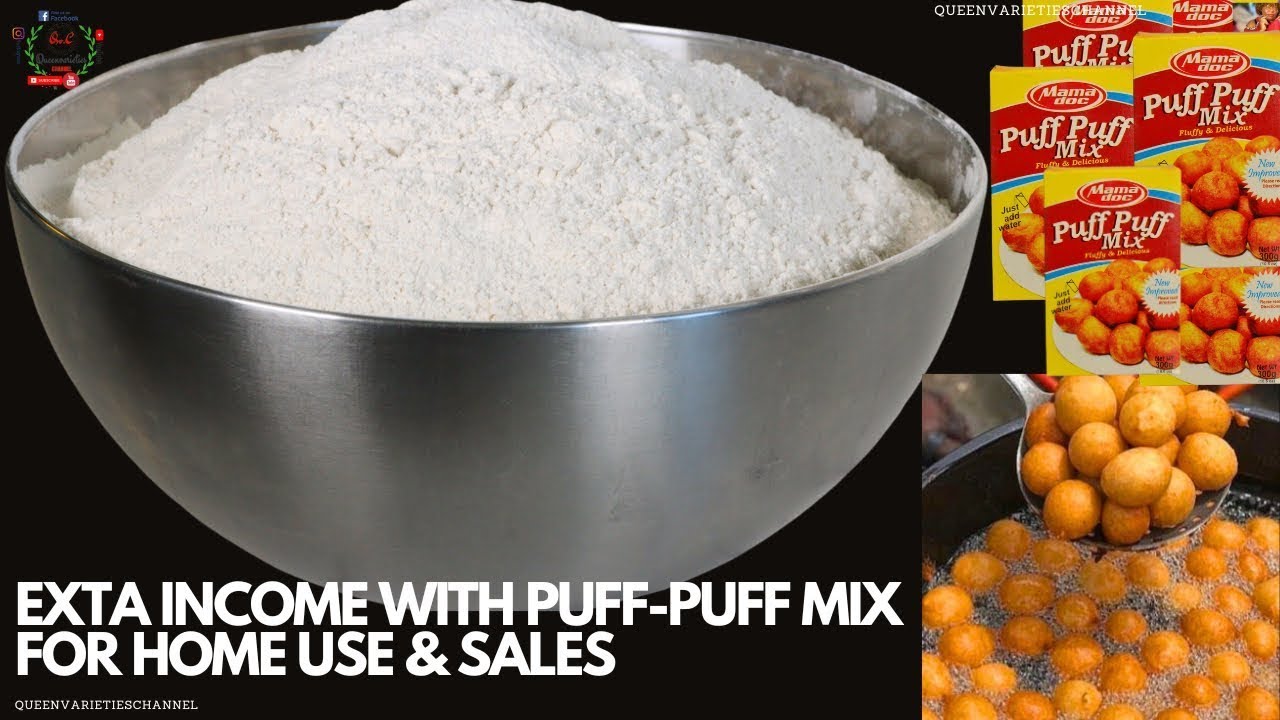 How To Make Puff Puff Mix For Sale | PUFF-PUFF MIX FOR HOME USE & BUSINESS. background