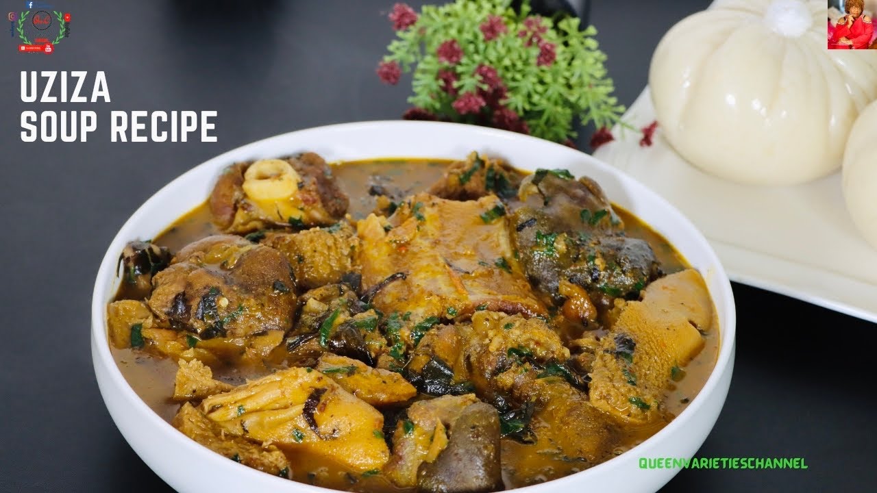 UZIZA SOUP: Nigerian Uziza Soup| Best Uziza Soup Recipe! background